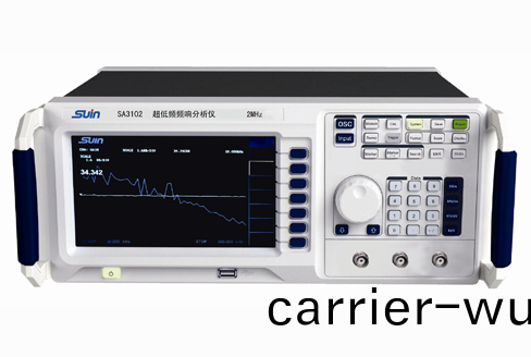SA3102超(chao)低頻頻(pin)響(xiang)頻(pin)譜分析儀(yi)