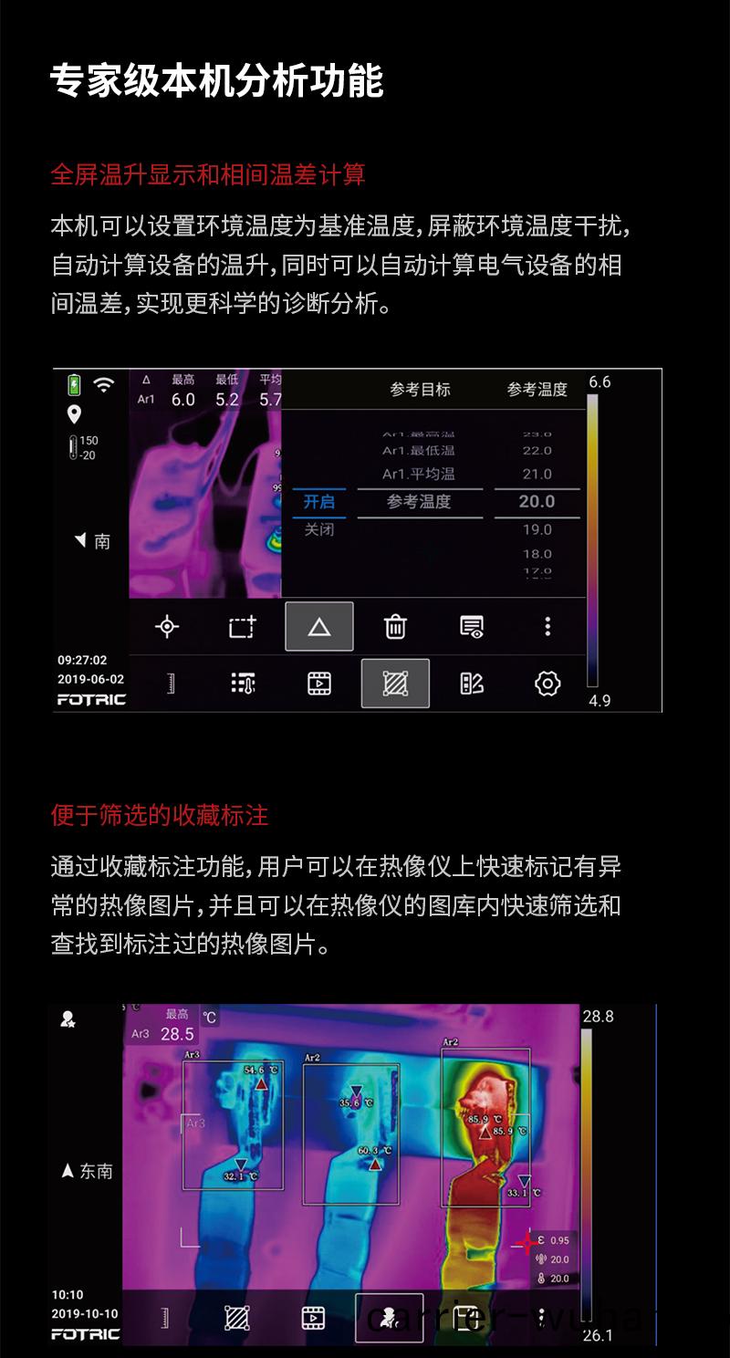 FOTRIC 340+係列高(gao)耑手(shou)持熱(re)像(xiang)儀(yi)(圖(tu)5)