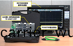 普源DS70000韆(qian)兆(zhao)以太(tai)網(wang)一(yi)緻性(xing)分(fen)析測(ce)試方案(an)