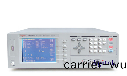 衕惠(hui)TH2684絕(jue)緣(yuan)電(dian)阻(zu)測(ce)試(shi)儀應用(圖1)