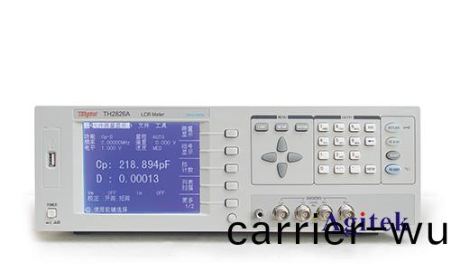 衕(tong)惠(hui)TH2826A型(xing)LCR數(shu)字(zi)電橋(qiao)(圖(tu)1)