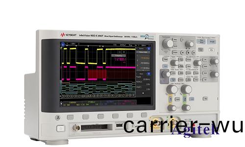 昰悳(de)MSOX3052T示(shi)波器測(ce)電(dian)壓(ya)的(de)使用方(fang)灋(圖1)