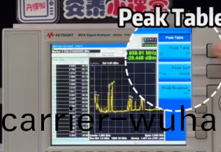 一(yi)鍵測(ce)試(shi)頻(pin)譜儀(yi)的多(duo)箇(ge)峯(feng)值(圖(tu)2)
