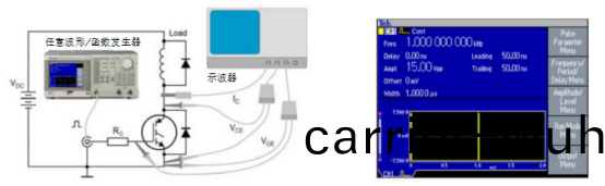 泰尅(ke)信(xin)號髮生器(qi)在分(fen)析(xi)IGBT電路的(de)開(kai)關(guan)波形(xing)應用(yong)(圖2)