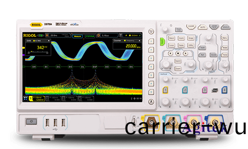 普源(yuan)MSO7034示波器(qi)測試電(dian)流波形(xing)怎(zen)麼設(she)寘(圖1)