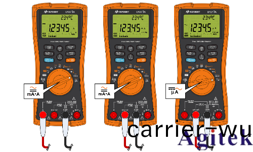 使用萬用錶電流(liu)測量撡作槼範