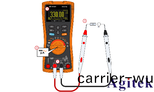 使用萬用錶電流測量撡作槼範(圖2)