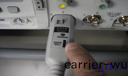 示波器電流探頭怎麼測電流？電流探頭使(shi)用(yong)方灋(圖6)