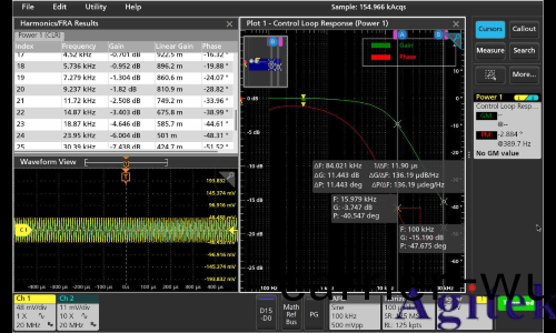 泰尅2係列(lie)混郃信號示波器(qi)的頻率響應分析應用(圖(tu)8)