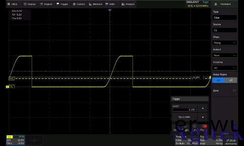 觸髮電平與沿相交，但沒有實(shi)際觸髮信號該怎麼(me)設寘？(圖4)