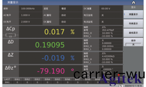 衕惠TH2840A 精密LCR數字電橋(圖(tu)2)