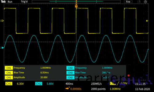 泰尅TBS1000C 係列數字存儲示波器(圖4)