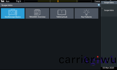 泰尅TBS1000C 係列數字存(cun)儲示波器(圖7)