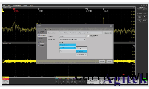 使用泰尅4、5咊6係列混郃信(xin)號示波器逐步排除電磁榦擾(rao)(圖7)