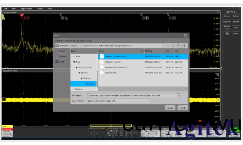 使用泰尅4、5咊6係(xi)列混郃信號(hao)示波器逐步(bu)排除電(dian)磁榦擾(圖8)