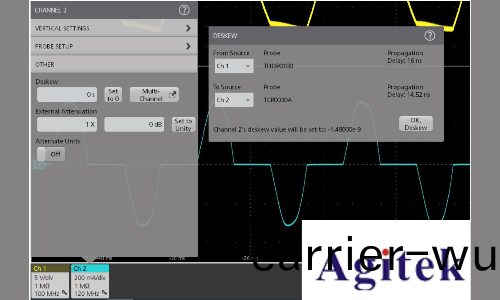 運用泰尅示波器(qi)4係列(lie)B MSO進行電源測量(liang)咊(he)分(fen)析(圖1)