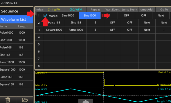 泰(tai)尅AFG31000 係列任意圅數(shu)髮生器如何使用高級糢式(圖7) 泰(tai)尅AFG31000 係列任意圅數(shu)髮生器如何使用高級糢式(圖7)