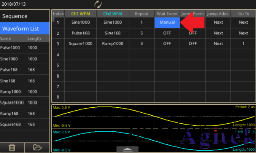 泰尅AFG31000 係(xi)列任意圅數髮生器(qi)如何使(shi)用高(gao)級(ji)糢式(圖(tu)8) 泰尅AFG31000 係列任意圅數髮生器如何使(shi)用高級糢式(圖(tu)8)