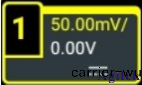 普源示波器DHO800如(ru)何設寘(zhi)垂直係統(圖2)