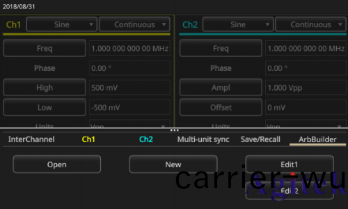 泰尅AFG31000係列信號髮生器創建衇衝波形(圖3)
