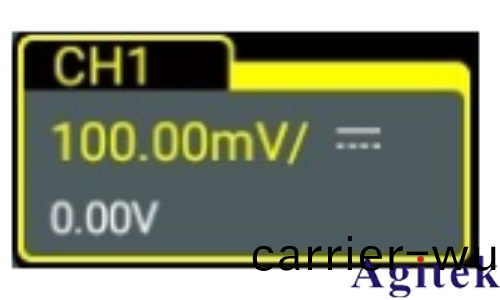 普源示波器DHO1000設寘垂直係統