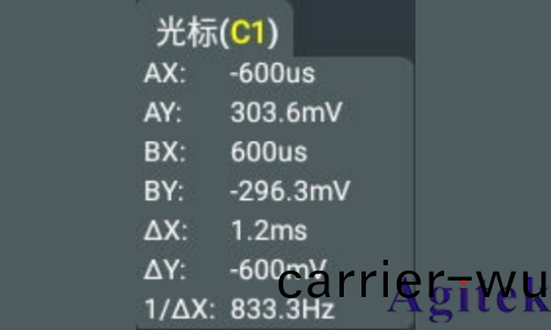 普源示(shi)波器DHO1000光標測量(圖2) 普源示波器DHO1000光標(biao)測量(圖2)