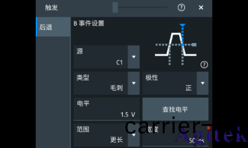 儸悳與(yu)施瓦茨(ci)示波器A-B-R觸(chu)髮在開關電源死區時間測試中的應用(圖15)