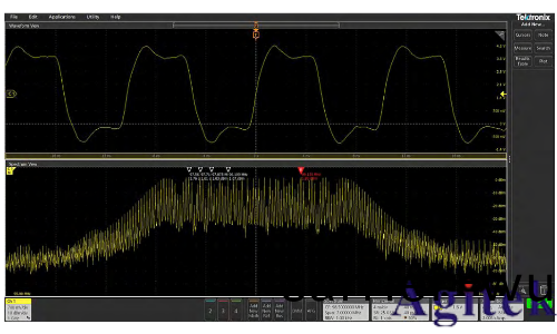 泰尅示波器4、5咊6係列(lie)mso頻域分析的新(xin)方灋(圖7)