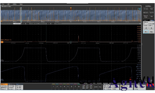 泰尅示波器(qi)進行電源測量咊分析(圖7)