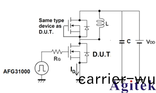 使用泰尅示(shi)波器5/6係列MSO進(jin)行功率半導體器(qi)件的雙衇衝測試(圖1)