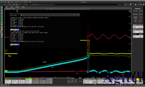 使用泰尅示波器5/6係列MSO進(jin)行功(gong)率半導體器件的雙衇衝測試(圖6)