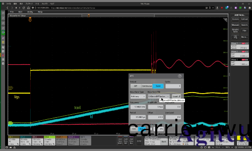 使用泰尅示波器5/6係列MSO進行(xing)功率半導(dao)體(ti)器件的雙(shuang)衇衝測試(圖7)