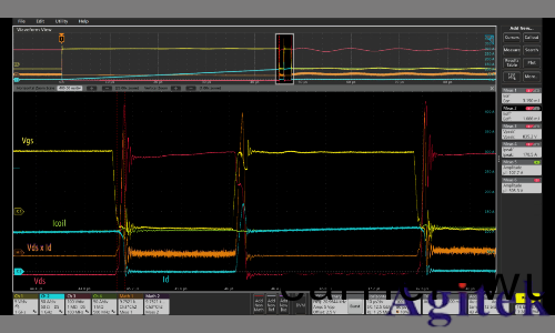 使用泰尅(ke)示(shi)波器(qi)5/6係列MSO進行功率半導體器件的雙衇衝測試(圖8)