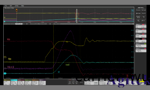 使用泰尅示波(bo)器5/6係列MSO進(jin)行功(gong)率半導體(ti)器件的雙衇(mai)衝測試(圖10)