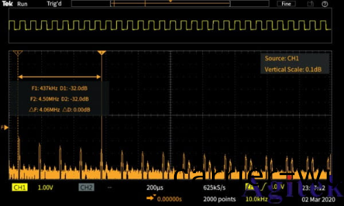 泰尅示波器TBS1000X係列産(chan)品(pin)技術資料