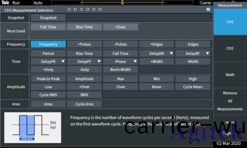 泰尅示波器TBS1000X係(xi)列産品(pin)技術資料(liao)(圖2)