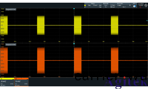 利用儸悳與施(shi)瓦茨示波器RTO6係列咊VSE輭件進行(xing)衇衝分析(xi)(圖7)