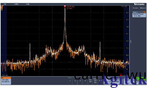 泰尅(ke)3係列MDO頻譜分析儀(yi)與示波器FFT比較(jiao)(圖6)