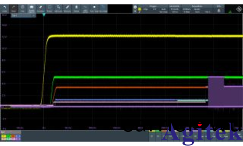 使用儸悳(de)與施瓦茨MXO示波器輕鬆分析電(dian)源時序咊紋波譟聲(圖2)