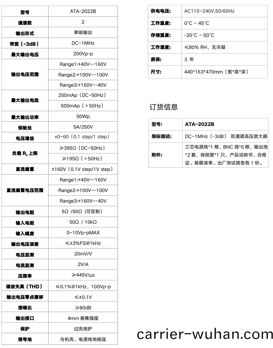 ATA-2022B高(gao)壓放(fang)大器(圖1)