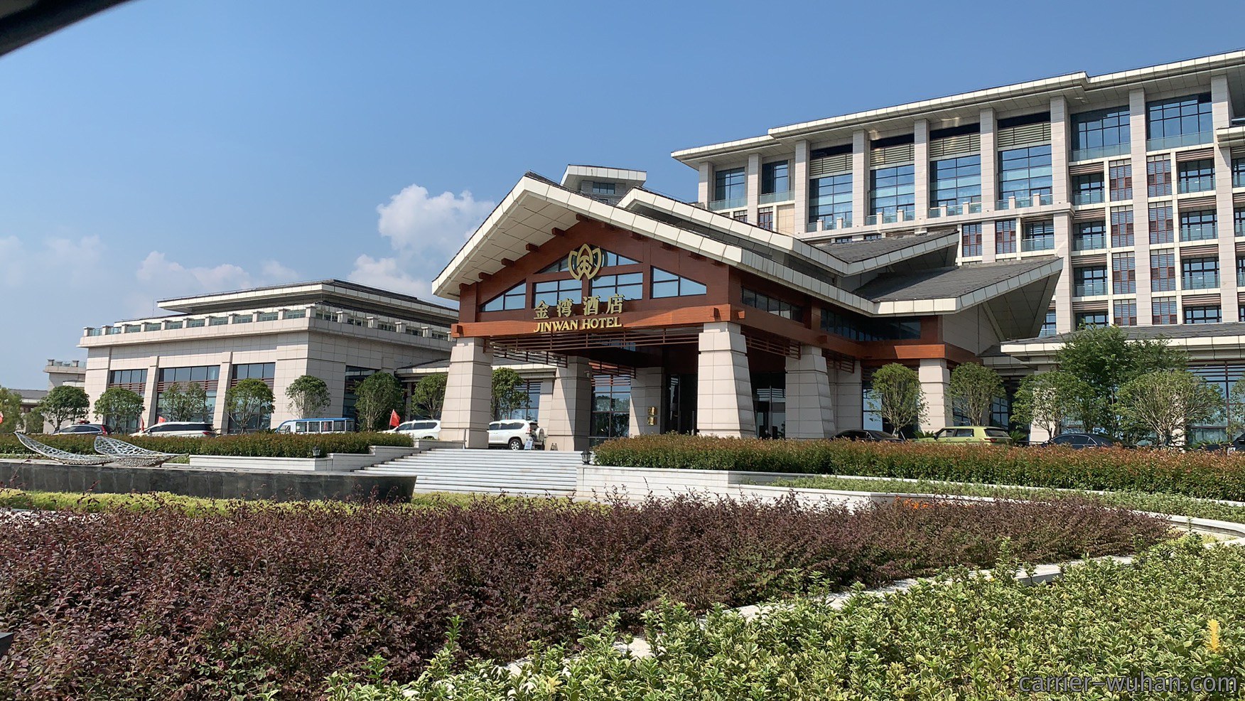 洪湖.金湾酒店1500㎡婚宴厅空调工程